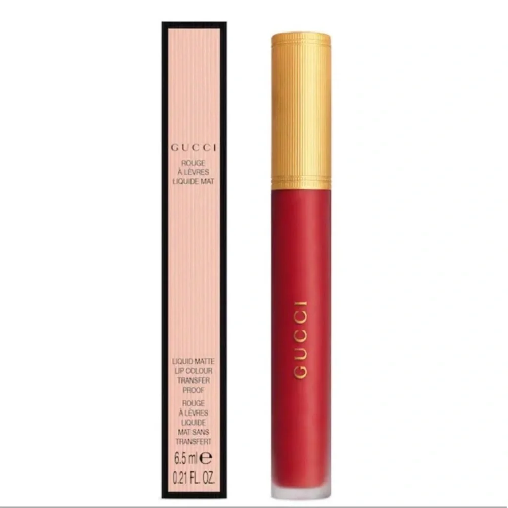 Gucci | Lipstick | Rouge A Levres Liquide Mat | Goldie Red